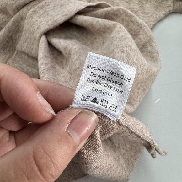 Tuckernuck Sweater Womens Large Clayton Collared Pullover Sleeve Tencel Linen - Picture 7 of 11